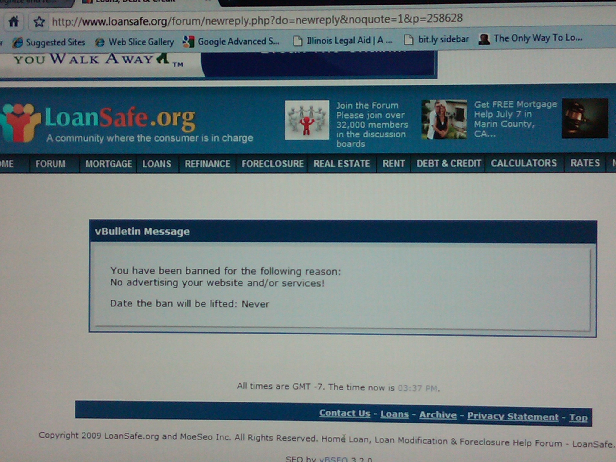 Message from LoanSafe.org